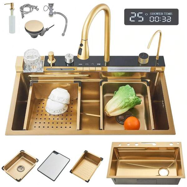Kitchen Sink Sets Inset Luxury Sink Sets Kitchen Multifunction Sinks