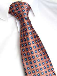 Premium Neckties, Men's Formal Business Handmade Necktie, Printed Casual Necktie Fabric - Multicolor - View 7