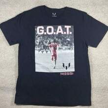 Super Value Hot  T-Shirt Full Size S-5XLMLS Inters Miamis Lionels Messis Sunny Goat T-Shirt Men's Large Soccer Black T Shirt. Suitable As A Gift For Fans HR001 - 黑色 - 查看 1
