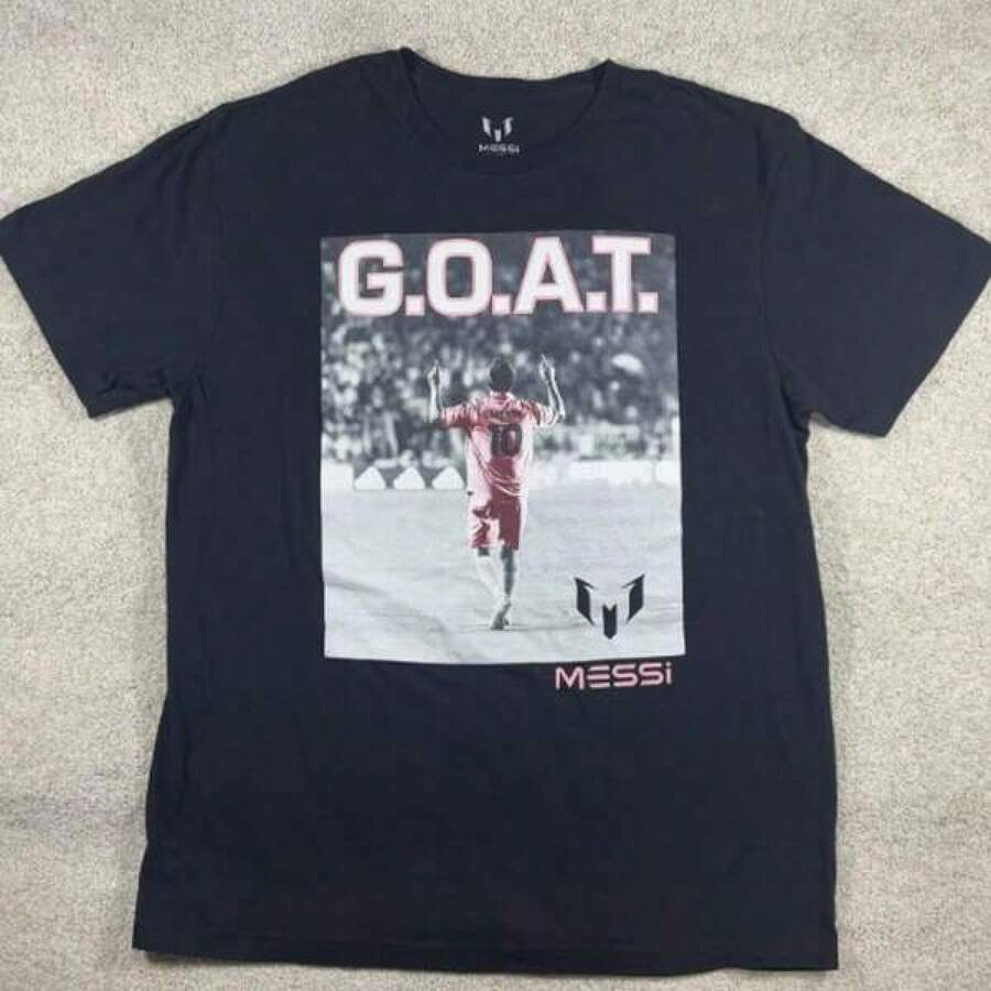 Super Value Hot T-Shirt Full Size S-5XLMLS Inters Miamis Lionels Messis Sunny Goat T-Shirt Men's Large Soccer Black T Shirt. Suitable As A Gift For Fans HR001 - 黑色 - 查看 1