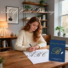 Caligrafía Moderna para Principiantes: Cuaderno de Trazado para Adultos & Adolescentes - 32 Hojas de Práctica para Alfabeto, Palabras, Oraciones para Aprender Caligrafía Elegante, Regreso a la Escuela - A - Ver 7