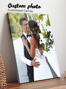 Tranh in ảnh theo yêu cầu - Tải ảnh của riêng bạn lên - Khung ảnh cưới, ảnh chân dung cô dâu chú rể - Quà cưới cá nhân hóa, phù hợp cho đám cưới và trang trí phẳng 2D, tuyệt vời cho trang trí phòng. - Nhiều màu 04 - Xem 2