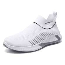 Zapatos Ortopédicos Cómodos Hombre: Tallas Grandes, Transpirables y Ligeros para Todo Tipo de Actividades Deportivas - Blanco - Ver 13
