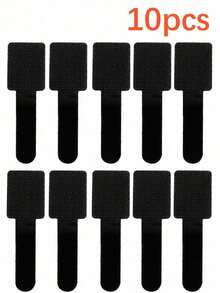 [With Adhesive Backing] Wire & Cable Organizer, Data Cable Management Hook And Loop Straps, Desk & Computer Cable Organizer Hook And Loop Ties - Multicolor - View 14