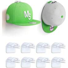 New Cap Hooks - Baseball Cap And Snapback Hat Storage Hooks - Adhesive Hat Hooks And Holder - Multicolor - View 10
