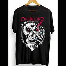 Overlord New T-Shirt,Anime, Overlord Manga, Ainz Ooal Gown Graphic Tee - màu đen - Xem 8