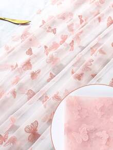 1 Peça Caminho de Mesa Rosa, Toalha de Mesa com Cobertura de Tela de Borboleta Dupla Face, Toalha de Mesa para Cozinha, Decorações de Festa de Feriado, Suprimentos de Festa de Casamento, Decorações de Chá de Bebê, Suprimentos de Decoração de Primavera para Cozinha, Capas Decorativas para Armário, Suprimentos de Festa de Aniversário de Borboleta, Caminho de Mesa de Despedida de Solteira, Decoração de Mesa, Presentes de Aniversário, Aniversariante, Decorações de Borboleta, Decoração de Mesa, Toalha de Mesa de Aniversário - Rosa chiclete - Visão 4