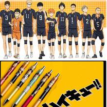 Crunchyroll 1 chiếc bút bi mực đen 0.5mm hình nhân vật hoạt hình "Haikyuu!!" chính hãng, hộp kín, nhân vật hoạt hình ngẫu nhiên, cầm thoải mái, quà tặng thích hợp cho gia đình và bạn bè. - Nhiều màu - Xem 6