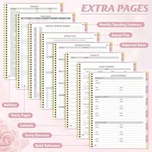 Appointment Book 2026, Hourly Planner From Jan. 2026 - Dec. 2026, 8.5\*11\ Large Weekly & Monthly Appointment Planner, Daily Agenda Book With 30-Minute Interval For Office Schoolsss, Pink - Pink - View 6