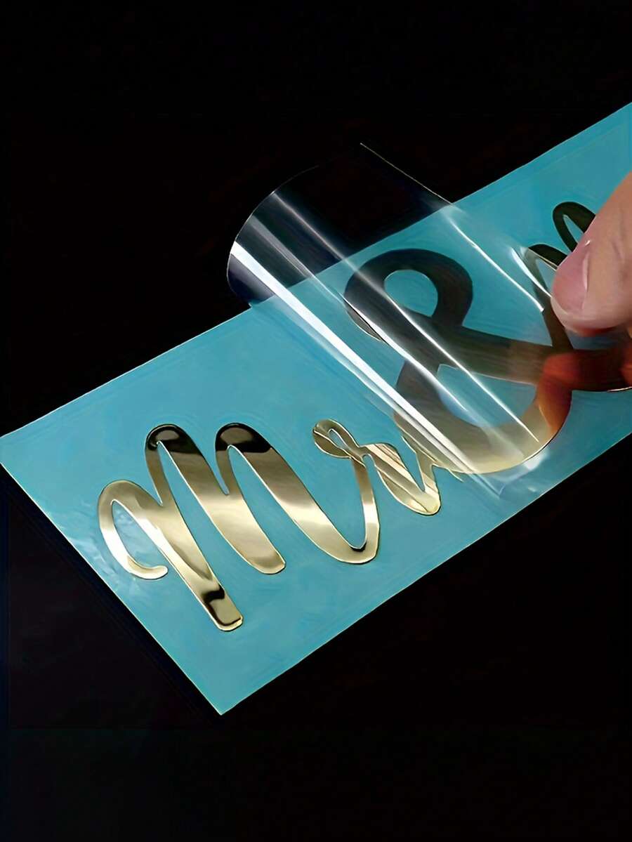 Pegatina de transferencia de color personalizada, Impresión UV, Pegatina de transferencia personalizada, Pegatinas de etiquetas de nombre personalizadas, Pegatinas de calcomanías personalizadas, Pegatinas de nombre, Pegatinas de fecha, Hecho a mano, Caligrafía, Pegatinas de boda