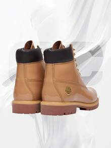 Timberland 6" Premium Waterproof Patent BootsFinch Wheat– Men's Lifestyle Sneakers – Shoes For Man -Vintage-Spring & Summer-Inspired Running Shoes, Shock-Absorbing Comfort, Gym To Streetwear Casual Wear-Easter Gift–TB0A41MWA3K - Finch/Wheat - 查看 4