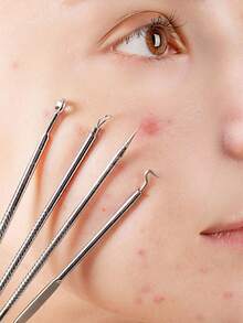 Kit de limpeza facial com ferramentas e adesivos transparentes de bolinhas. Design fofo de bolinhas, adesivos faciais invisíveis, ferramentas de extração e limpeza adequadas para todos os tipos de pele, com estojo portátil. Limpeza profunda, ferramentas de cuidados com a pele, ferramentas de beleza, adesivos decorativos para o rosto, presentes para o ano 2000, formatura, aniversário, feriados, inverno, primavera, decoração de festivais e cosplay feminino. - Multicolorido - Ver 6