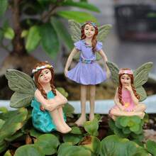 Conjunto de 1 Miniatura de Estátua para Jardim de Fadas, Estátua de Resina para Jardim de Fadas, Estatueta de Fada, Escultura para Jardim de Fadas, Decoração de Jardim Externo com Tema de Contos de Fadas, Decoração para Casa com Tema de Contos de Fadas, Ideal para Ambientes Externos, Vasos de Plantas, Gramados e Decoração de Jardins, Acessórios de Decoração Artística para Casa, Presente de Dia dos Namorados - Fada conjunto seis - Ver 12