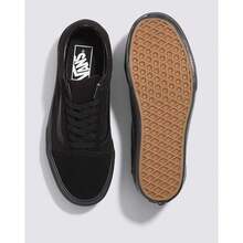 Vans  Women's Old Skool Stackform Shoes - Suede/Canvas Black/Black - View 3