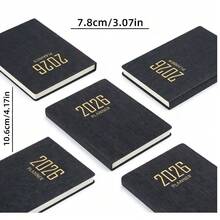 Sổ kế hoạch tuần A7 năm 2025, sổ tay mini cầm tay, lịch trình hàng ngày, bìa da PU, sổ kế hoạch tiếng Anh kèm danh sách việc cần làm, theo dõi chi tiêu và lên kế hoạch bữa ăn, đồ dùng học tập/văn phòng phẩm. - Nhiều màu - Xem 11