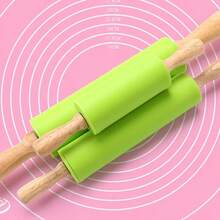 1 件/3 件装，烘焙小擀面杖，不粘面团擀面杖，适用于披萨、馅饼、饼干、饺子、面条等。烘焙擀面杖，商用/家用烘焙工具。 - 彩色 - 查看 9