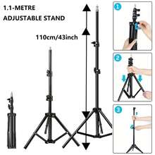 10-Inch Ring Light Stand Combo, USB Ring Light With Tripod Stand, Essential For Photography And Shooting, Soft Lighting Caresses The Eyes, Warm Family Radiance - Bracket Light Combination - View 4