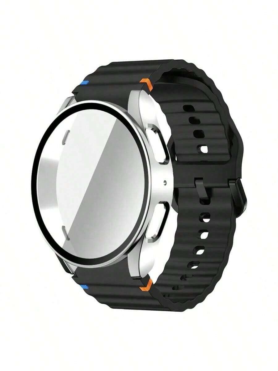 SMART WATCH MX Smartwatch Band - Black/Silver - View 1