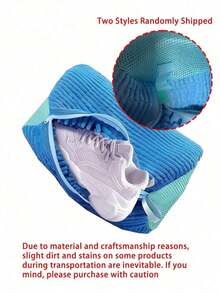Shoe Cleaning Bag,Washing Machine Shoe Bag–Heavy-Duty Reusable Washer & Dryer Laundry Shoe Bag, 360 ° Deep-Clean Zippered Protective Bag, Stain-Free Shoe Care Kit For Sneakers, Tennis Shoes, Running Shoes & Boots, Machine-Washable Footwear Storage Pouch, Durable Polyester Laundry Organizer With Carry Handle, Fits Most Sizes – Perfect For Home Laundry, Travel, Gym, Back To School,College Dorms & Outdoor Use - 彩色 - 查看 4