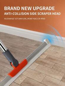 1个100厘米浴室旋转魔力刮水器，家用吸水器，浴室地板硅胶魔力刮水器，窗户刮水器，用于去除水、灰尘和宠物毛发。家居浴室装饰，秋季装饰，返校季装饰。厨房配件。家居。浴室。家居装饰。厨房必需品。厨房配件。浴室配件。家居饰品。复活节 - 彩色 - 查看 5