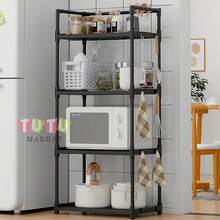 1 Pieza De Rejilla De Hierro De 4 Capas: Estante Multifuncional Y Duradero Para OrganizacióN Y Almacenamiento Este Estante De Alta Calidad, Es Ideal Para Optimizar El Espacio En Cocinas, Garajes Y Despensas. Su DiseñO Resistente Y Color Oscuro Aportan Elegancia Y Estabilidad, Mientras Que Su Estructura ExtraíBle Permite Soluciones VersáTiles De OrganizacióN. Perfecto Para Espacios PequeñOs, Facilita El Orden En El Hogar Con Gran Capacidad Y Durabilidad, AdaptáNdose A MúLtiples Escenarios Con Eficiencia. - Negro - Ver 9