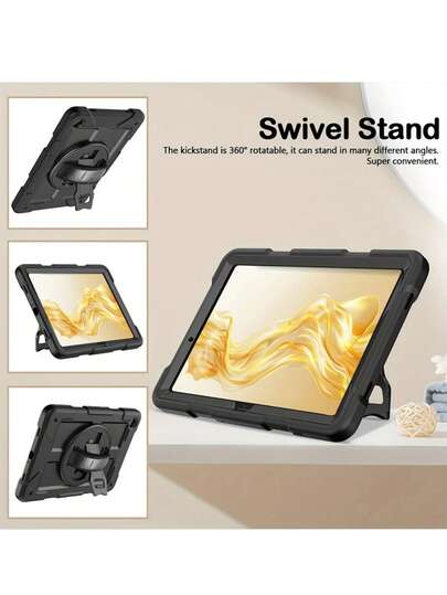 1 Piece Set, Suitable For Tab A11+/A9+11 Inch 2025/2023 Models, Anti Drop Hard Case Protective Cover+360 Degree Rotating Strap And Bracket, Suitable For Tab A11+/A9 Plus Tablets, Black+Green, Tab A9+/A11+11 Inch Protective Cover With Strap, Anti Drop Durable, Suitable For A9+A11 Plus Tablet Protective Cover X230-X236- Black