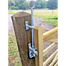 Hunting Gate Latch With Double Leg Gate Striker Lift Type Equestrian Equine Farm - Multicolor - View 1