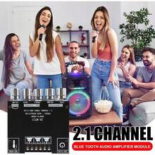 ZK-MT21 2.1 Channel Speaker Amplifier Module – 100W Wireless Subwoofer Board With AUX Input, Compact Portable Audio Receiver Music | Home Theater, Office, Store, Living Room - ZK-MT21 2.1 - 查看 5