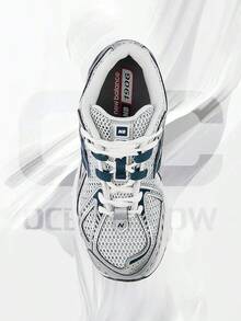 New Balance 1906R White Silver Green (GS)– Lifestyle Sneakers – Shoes For Youth/Women - Vintage -Spring & Summer-Inspired Running Shoes, Shock-Absorbing Comfort, Gym To Streetwear Casual Wear-Mother's Day Gifts-Father's Day Gift–GC1906CE - White/Silver/Green - 查看 4