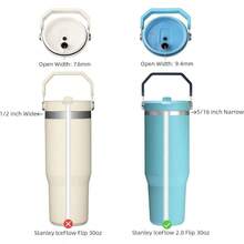 8 - Pack Straws IceFlow 2.0 Flip Tumbler 30oz Only Fit IceFlow Flip Straw Lid BPA - Drink Straws With 2 Cleaning Brushes, IceFlow 2.0 Accessories Parts - Dành cho bình 30oz lật ngược 2.0 - Xem 5