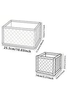 Giỏ đựng đồ để bàn in hình, Giỏ sắp xếp đồ dùng trên bàn, Giỏ đựng cọ trang điểm và đồ dùng chăm sóc da, Đồ trang trí bàn làm việc, Hộp đựng mỹ phẩm, Giỏ dã ngoại di động, Quà tặng - Nhiều màu - Xem 5