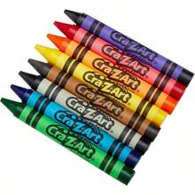 8ct Jumbo Crayons, Back To School Essential Ages 3 And - Assorted - View 2