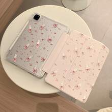 Suitable For HUAWEI MatePad SE 11 "Tablet Protective Case,MatePad Case,Compatible With MatePad 11.5 "Tablet Case,Magnetic Closure, Three Fold Tablet Protective Cover, Intelligent Sleep Wake-Up, High Transparency Acrylic Back Panel With Pen Slot,Compatible With Redmi Pad 2 11" Tablet, Redmi Pad SE 11 Inch Tablet Protective Case - Clear - View 4