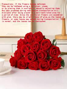 20/10/5/1 bông hoa hồng đỏ, hoa giả, quà tặng ngày Valentine, quà cưới cho người yêu, hoa tươi vĩnh cửu, bó hoa cưới, trang trí hoa, hoa hồng giả, thích hợp làm quà tặng ngày Valentine, tiệc cưới, trang trí nhà cửa. - màu đỏ tươi - Xem 5