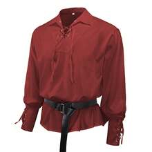 Men Cosplay Clothing - Red - View 3