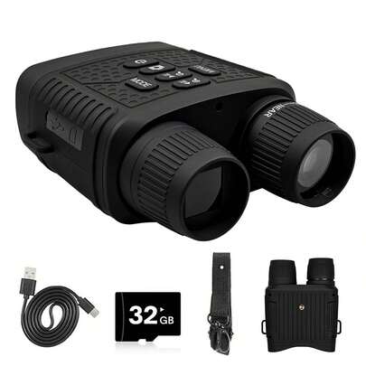 Night Vision Goggles, 4K Night Vision Binoculars With 3.99" HD Screen,, 32GB Card Included For Wildlife Observation & Surveillance