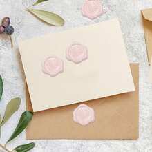 25pcs/Pack Eucalyptus Pattern Wax Seal Stickers, Self-Adhesive Envelope Sealing Stickers Suitable For Wedding, Party, Birthday, Christmas - 25 PCS - Eucalyptus - View 7