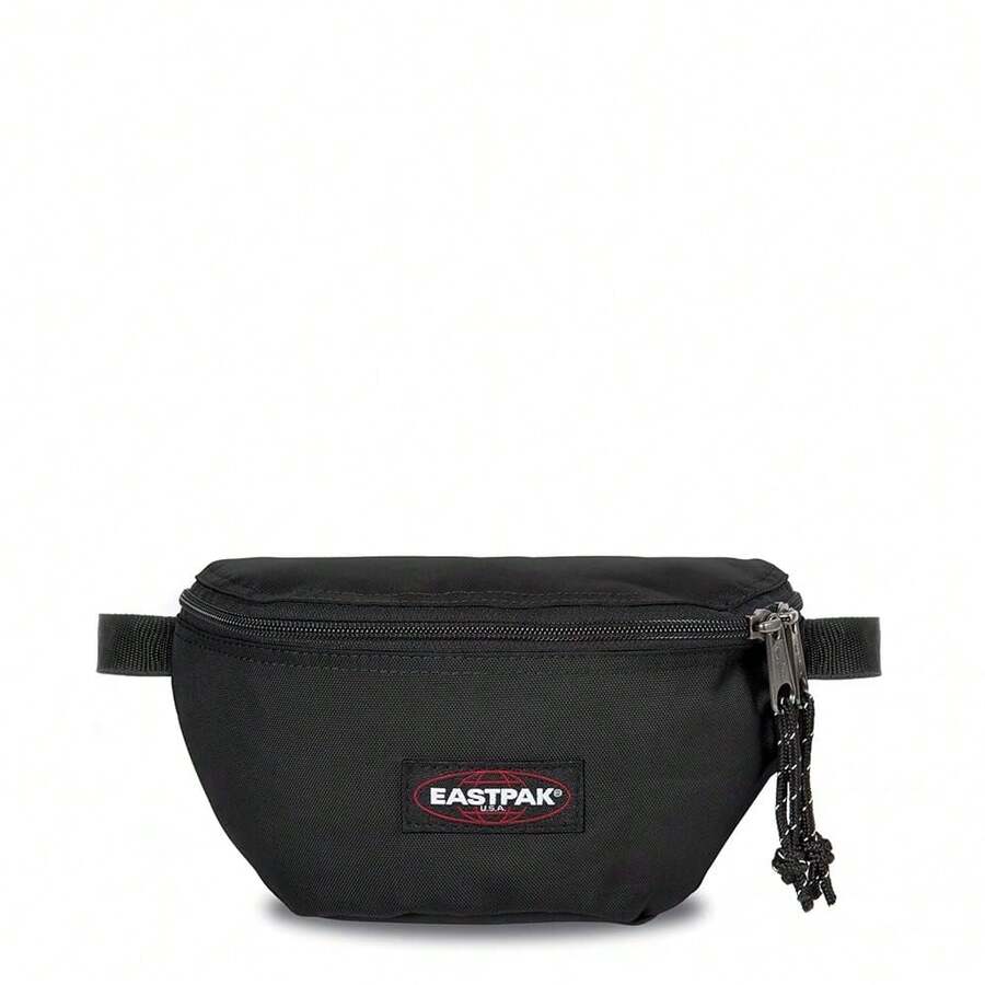 Springer – 2L Waistpack With Main & Back Zipped Compartments, Adjustable Belt, Lightweight Design, Black - Black - View 1
