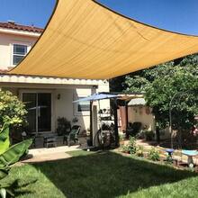 遮阳网，透气，适用于庭院、农场、宠物屋、凉棚、露台、植物隔热网、阳台、车库、后院、游泳池、草坪、墙壁、户外活动、隐私屏风、围栏、遮阳篷 - 彩色 - 查看 2