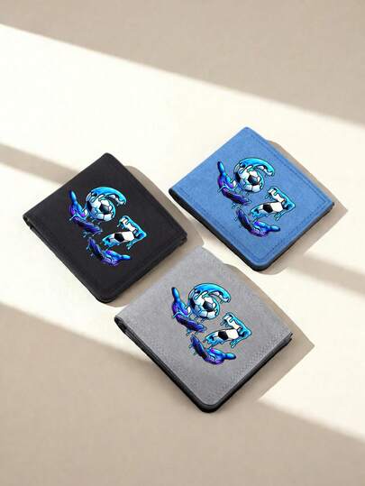 1PC Teenager's Wallet, Featuring A "67" Football Number Design, Street Style, Printed With The Number 67, Comfortable And Casual, Suitable For Outings And Sports, Makes A Great Gift For Friends, And Is Perfect For Everyday Use.