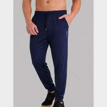 Premium Men's Jogger Pants With High Elasticity And Comfort - Màu xanh hải quân - Xem 1