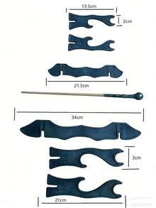 1 Giá đỡ đũa phép 12,5cm, Giá đựng dao đồ chơi | Vật dụng trang trí Giáng sinh & Halloween thiết yếu cho hóa trang, biểu diễn sân khấu & cosplay phim! Món quà hoàn hảo cho người hâm mộ phù thủy, quà tặng tiệc Halloween & những người đam mê hóa trang ngày lễ – Giá đựng phong cách cho đũa phép mô phỏng & dao đồ chơi, lý tưởng cho trang trí nhà cửa lễ hội, phụ kiện trang phục & quà tặng! - màu đen - Xem 8
