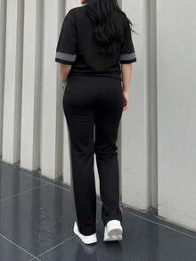 Maternity Two-Piece Suits - Black - View 6
