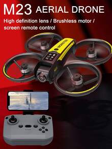 M23, Brushless Motor, Time Traveling Machine, Drone, Aerial Photography, High-Definition Camera, Mini, Quadcopter, Remote-Controlled Aircraft - Multicolor - View 10