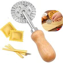 Pastry And Pasta Wheel 1.9 Inch U2013 Dough Crimper Ravioli Dumpling Pierogi Cutter U2013 Multi - Purpose Pizza Baking Cooking And Homemade Meals - Initial - View 1