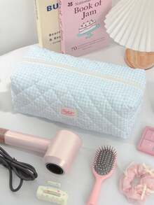 1Pc Cute Strawberry Pattern Print Hair Dryer Storage Bags Hair Curler Storage Bags For Travel Portable Hair Dryer Storage Bag Multifunctional Cosmetic Bag Cosmetic Storage,Hair Care Essential Oil Storage Bag ,Travel Toiletry Bag Handbag Dustproof Large Capacity Electric Curling Wand Straight Plate Clip Protective Cover Hair Dryer Storage Travel Essentials - 彩色 - 查看 17
