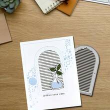 1pc Creative Arch Striped Metal Cutting Mold, DIY Embossing Cutting Die Mold, Suitable For Cards, Envelopes, Photo Albums, Embossed Paper Crafts, Album Stamps, Cards - A - View 6
