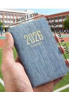 Sổ kế hoạch tuần A7 năm 2025, sổ tay mini cầm tay, lịch trình hàng ngày, bìa da PU, sổ kế hoạch tiếng Anh kèm danh sách việc cần làm, theo dõi chi tiêu và lên kế hoạch bữa ăn, đồ dùng học tập/văn phòng phẩm. - Nhiều màu - Xem 10
