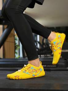 赤足五指水鞋，宽鞋头，透气速干水鞋 - 适合健身、跑步、徒步、沙滩、游泳、冲浪和露营等户外活动，水上运动鞋，极简运动鞋 - 黃色 - 查看 12