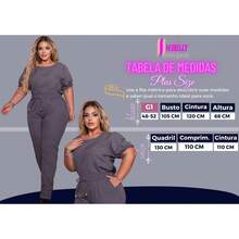 Women's Casual Plus Size Set G1 In Linen Pants Blouse Puff Sleeve Elegant Colors Women's Clothing - 寶藍色 - 查看 4